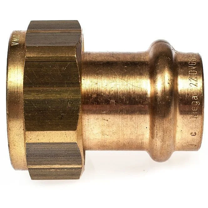 VIEGA Sanpress Pumpenverschraubg. 351502 22×3/4′ IG, Pressanschluss, G Gewinde