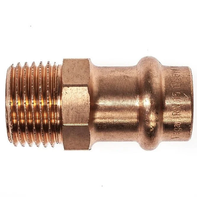 VIEGA Sanpress Übergang 105044 15×1/2″ AG, Pressanschluss, R Gewinde