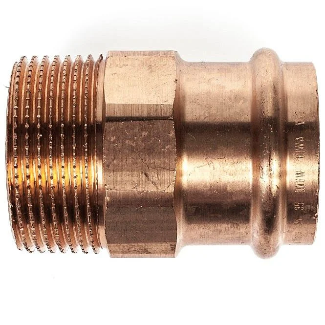 VIEGA Sanpress Übergang 110352 35×5/4′ AG, Pressanschluss, R Gewinde