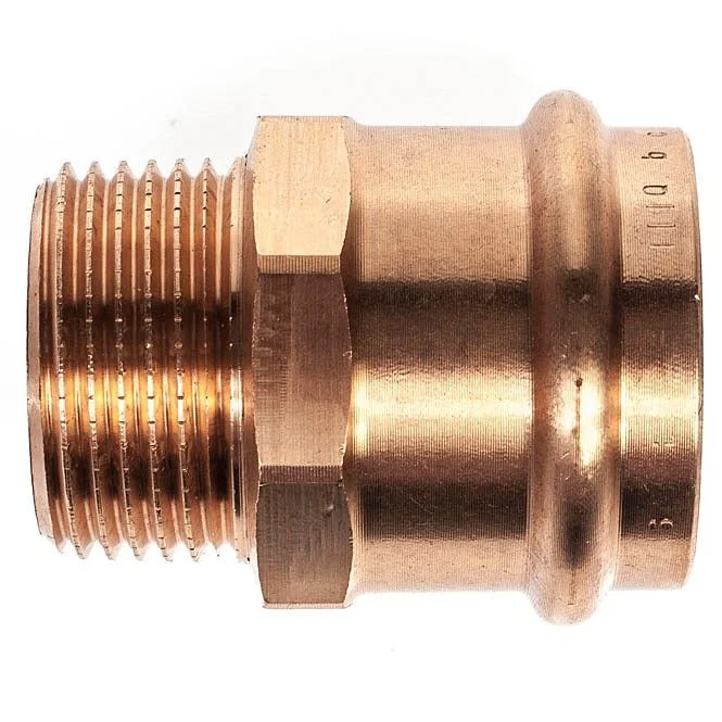 VIEGA Sanpress Übergang 297947 35×1′ AG, Pressanschluss, R Gewinde