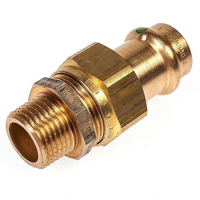 VIEGA Sanpress Verschraubung 283360 18×1/2′ AG, Pressanschluss, R Gewinde