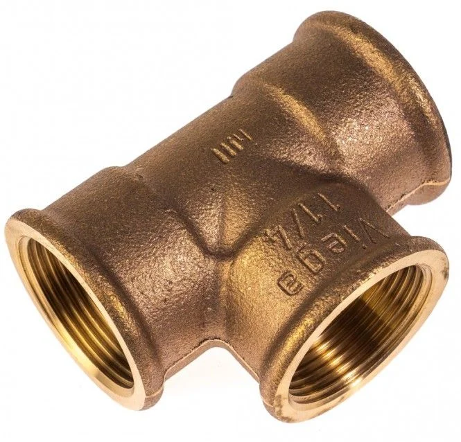 VIEGA T Stück Rotguss 1 1/2″ 264307, Modell Nr. 3130, 3 x Innengew.