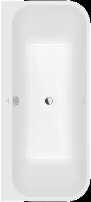 Villeroy & Boch Architectura Vorwand-Badewanne, 1800 x 800 mm, Weiß Alpin
