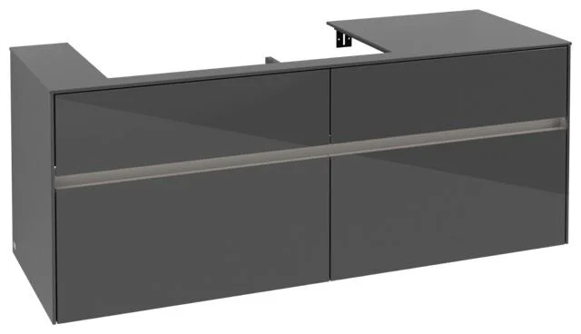 Villeroy & Boch Collaro Waschtischunterschrank Glossy Grey