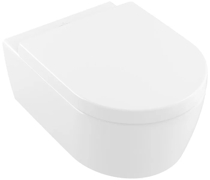 Villeroy & Boch Passion Koll. 1 Combi-Pack Tiefspül- Wand-WC, spülrandlos + WC-Sitz, Weiß