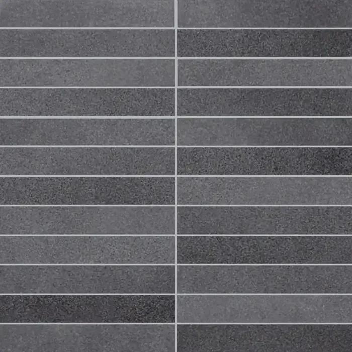 Villeroy & Boch X-Plane Anthrazit Matt Mosaikfliese 2,5×15 (30×30) R10 Art.-Nr. ZM90 2354