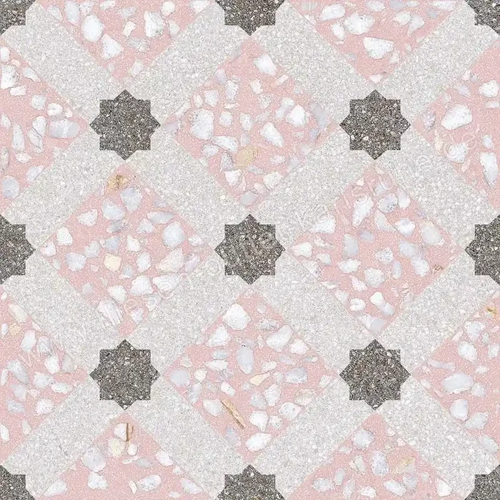 Vives Feinsteinzeug 30×30 cm Farnese Dekor Mancini Rosa