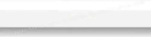 Vives Remate Rivoli blanco Profil-Bordüre 5×20 cm weiß glänzend