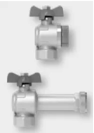 Vogel & Noot Kugelhahn Set vertikal 1″IGx1″AG