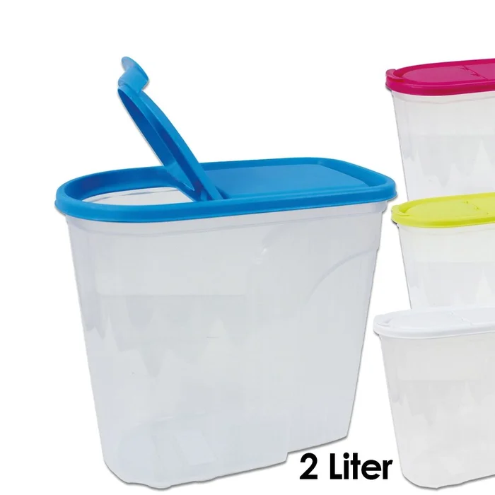 Vorratsdose/ Müslibox, PP, 19,5×18,5×12 cm, 2 L