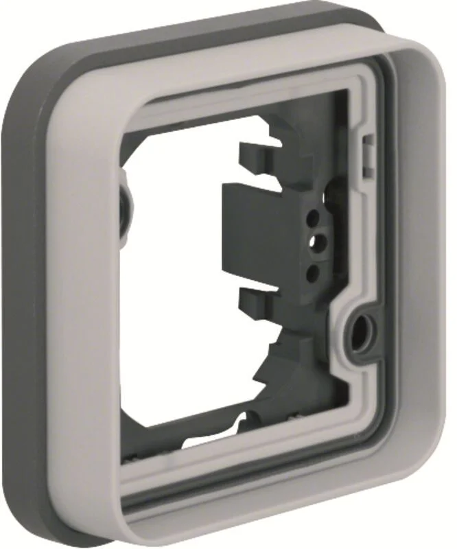 W.1 Rahmen 1fach für Up-Montage lichtgrau matt