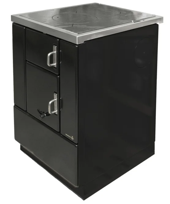 Wamsler Beistellherd K 150 S schwarz mit Stahlplatte