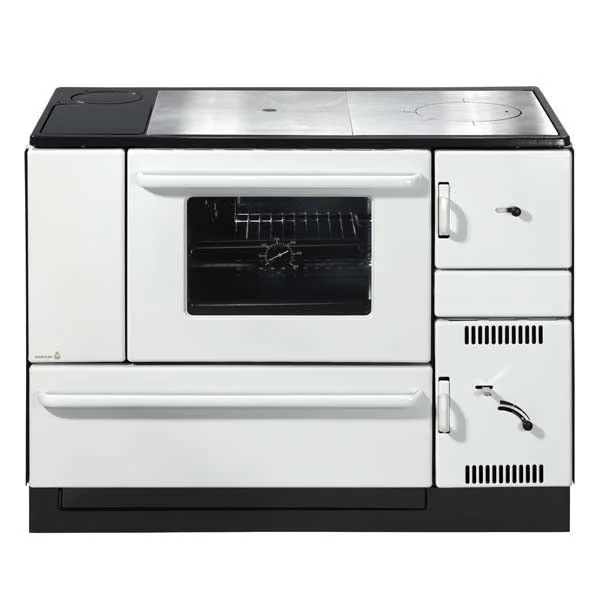 Wamsler Ökonomieherd K 170 K weiss Rauchrohranschluss rechts m. Stahlplatte