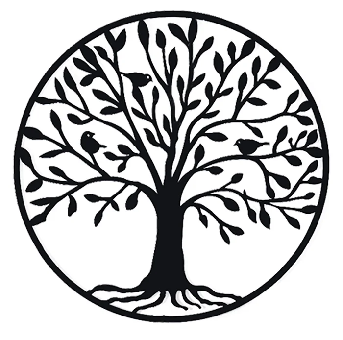 Wanddeko Lebensbaum, Ø 60 cm
