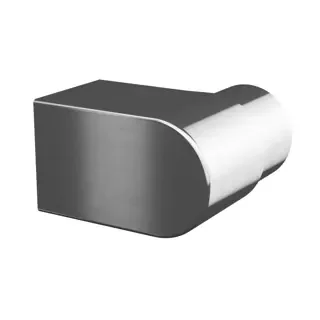 Wandflansch, 90°, für Rohr, Easy Glass, MOD 6517, V4A^