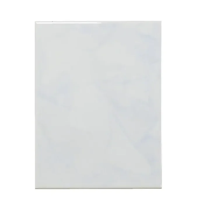 Wandfliese AWS Keramik E2187 weiß blau 20×25 cm