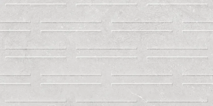 Wandfliese Bavaria Dekor Chain Weiß 30x60cm Matt Rektifiziert