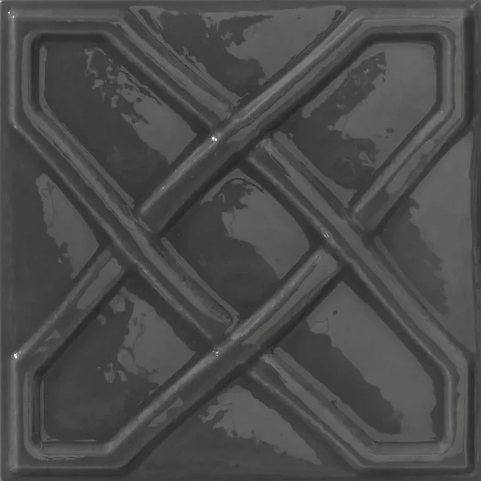 Wandfliese Chelsea Square 15×15 Charcoal [7 Stk.]