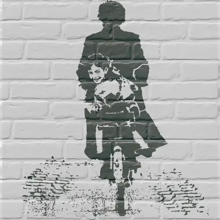 Wandfliese Decor Bistrot Set 2x 47,8×97 Brick Bianco A