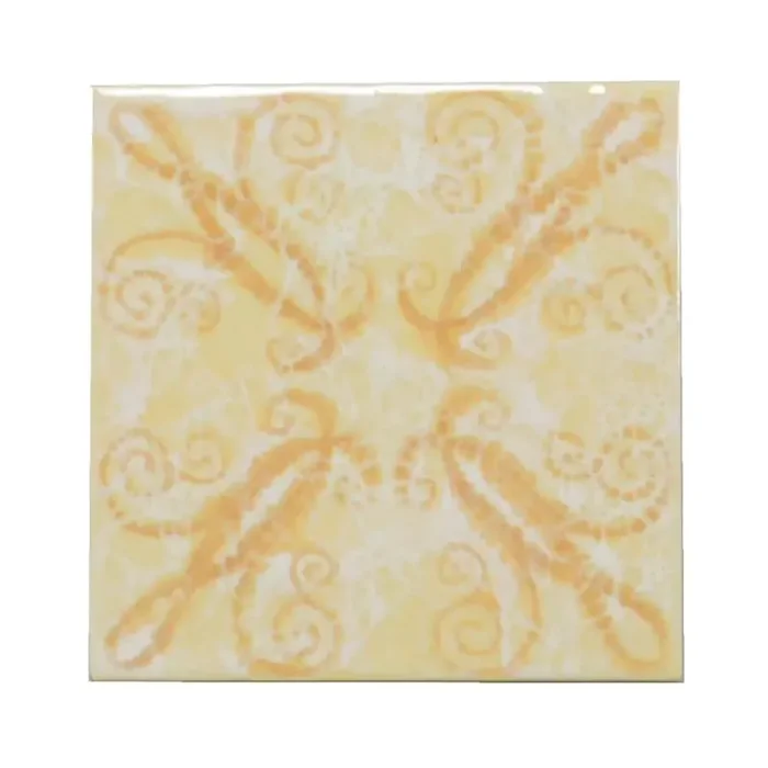 Wandfliese Dekor Grohn E2103 4103 Imke creme beige 15×15 cm I.Sorte