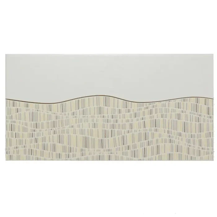 Wandfliese Dekor Steuler Design E1325 26171 Oceans Five natur braun weiß 25×50 cm I.Sorte