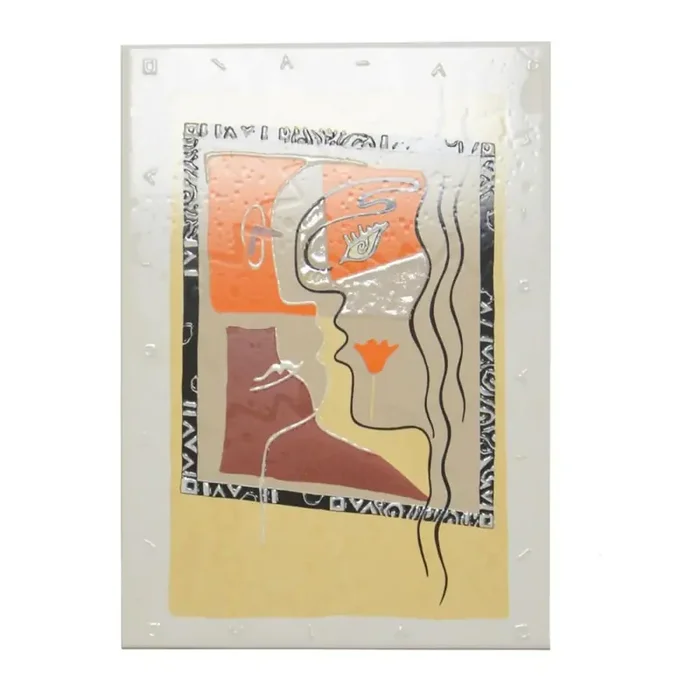 Wandfliese Dekor Steuler Design E2002 Diva weiß mehrfarbig 25×33 cm I.Sorte