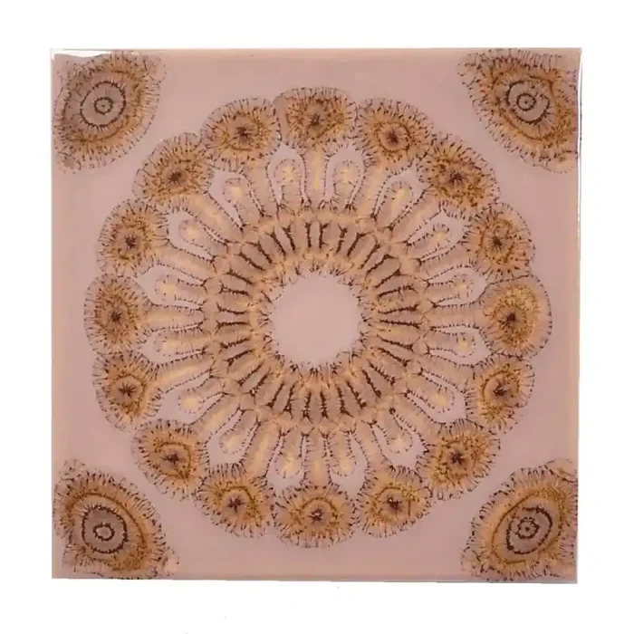 Wandfliese Dekor Steuler Design E3027 890 Tosca rosa braun 15×15 cm I.Sorte