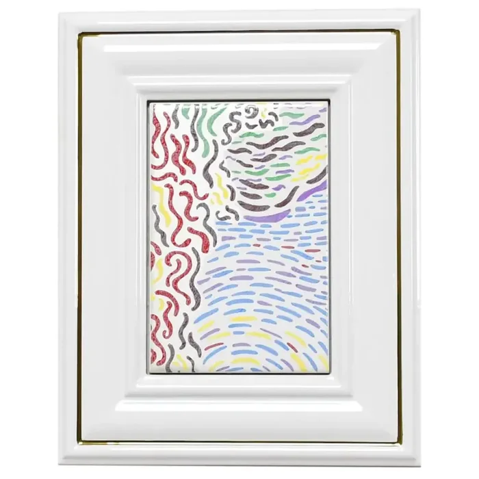 Wandfliese Dekor Steuler Design E4961 56271 weiß bunt 20×25 cm I.Sorte