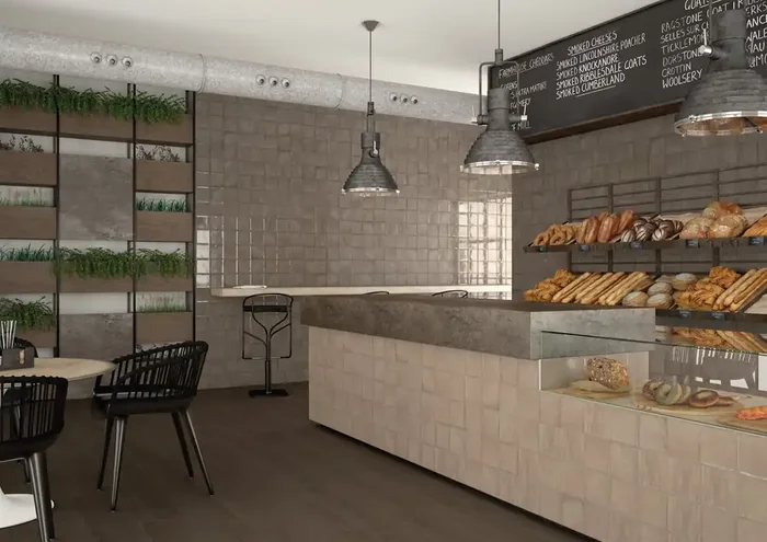 Wandfliese Glam Hellbraun 15x15cm