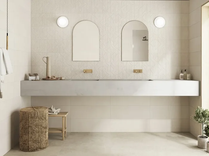 Wandfliese Lissabon Cream 25x75cm