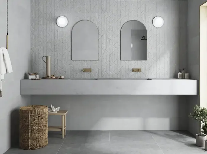 Wandfliese Lissabon Grau 25x75cm