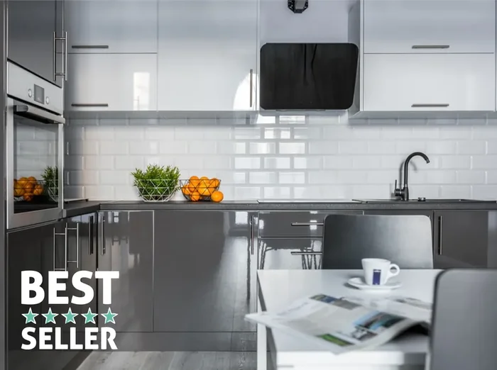 Wandfliese Metro Weiß Glänzend 10x20cm