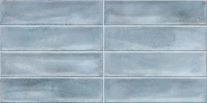 Wandfliese Poana Hellblau 30x60cm Glänzend