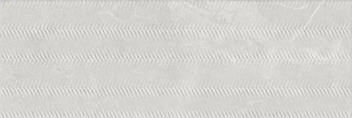 Wandfliese Schirokko Dekor Block Weiß 25x75cm