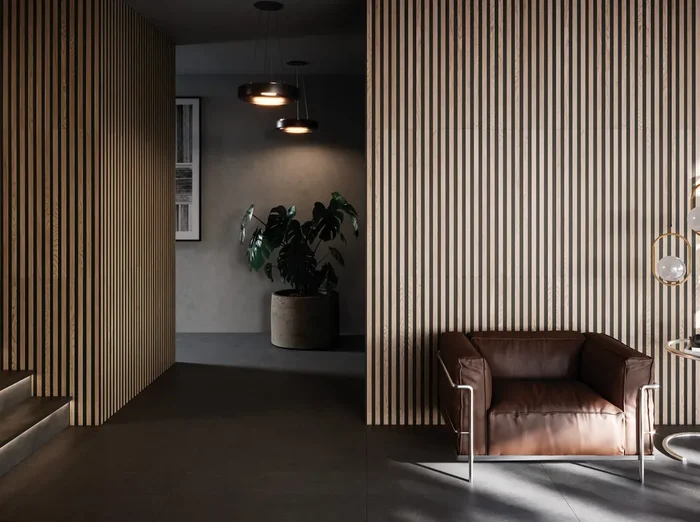 Wandfliese Stripes Eiche 30x90cm Matt Rektifiziert