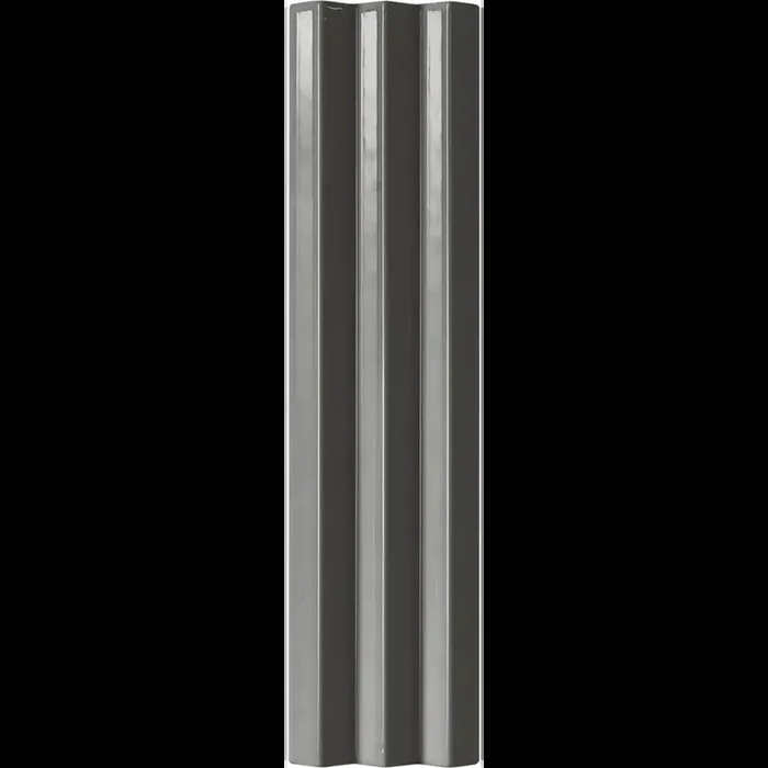 Wandfliesen Abacus 3d 7,5×30 Glossy Charcoal