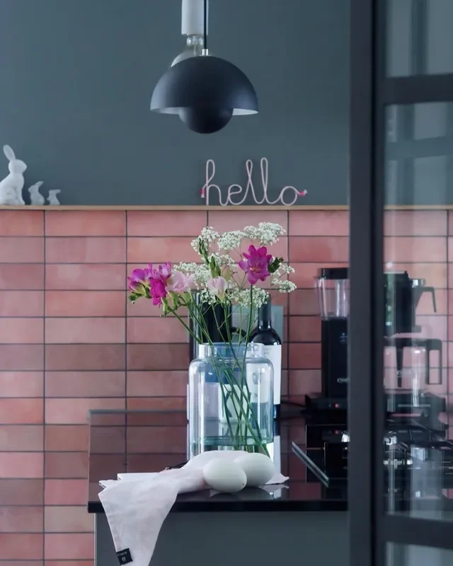 Wandfliesen Arte Rosa 6,5×20 cm Zellige Fliesen Rosa