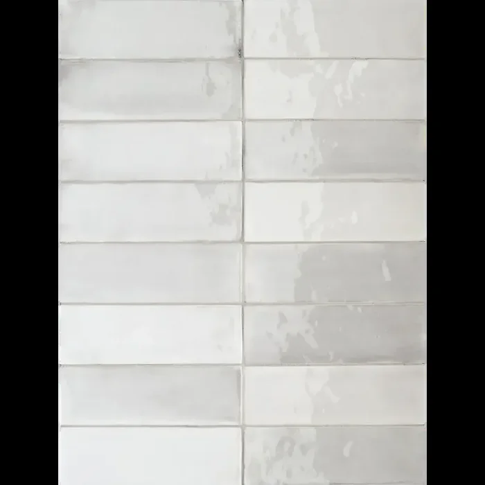 Wandfliesen in Retro Tbrick Format 5,2 x 16 cm Glossy Rain