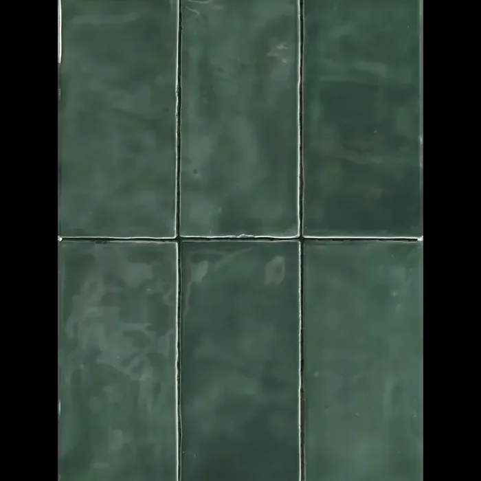 Wandfliesen in Vintage Memorie Format 6,5 x 13 cm Glossy Muschio