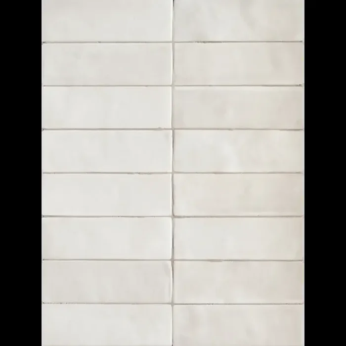 Wandfliesen in Vintage Tint Format 5,2 x 16 cm Matt Blanc