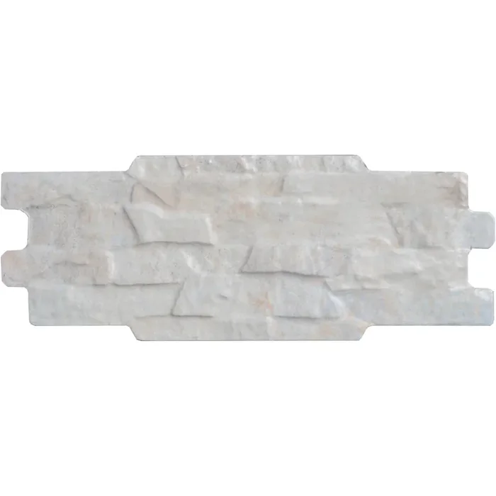 Wandverblender Cronos Ivory Feinsteinzeug glasiert, matt Rundkante 15×37