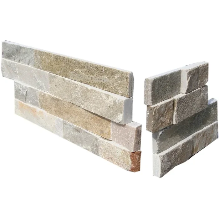 Wandverblender ECKEN BEIGE Naturstein – – 40×10