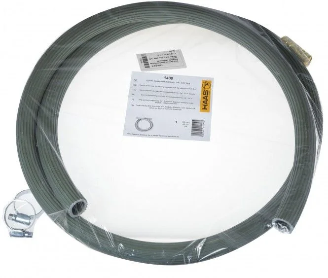 Waschmaschinenablaufschlauch grau max 25° C., DN 19 3/4″, Länge 2,00 mtr.