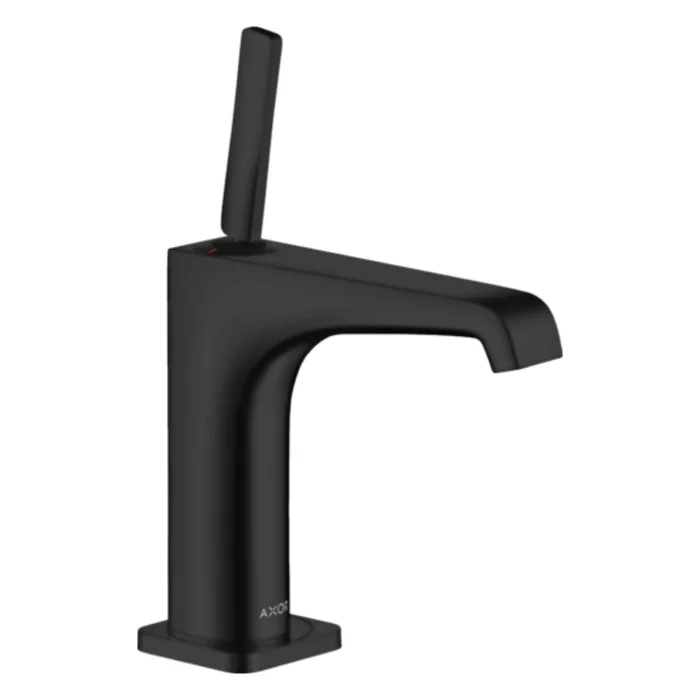 Waschtischmischer Axor Citterio E 130 Ohne Hebeventil Mit offenem Siebventil Schwarz