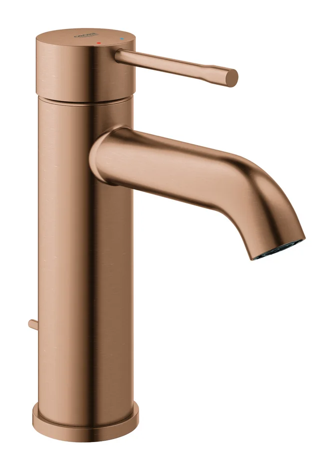 Waschtischmischer Grohe Essence 23589 mit Hebeventil, Mattkupfer