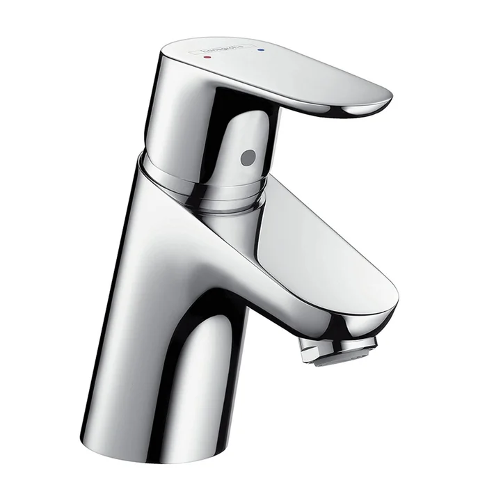 Waschtischmischer Hansgrohe Focus 70 mit Push-Up-Bodenventil Chrom