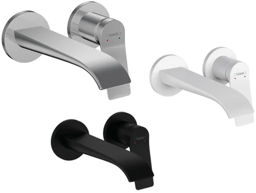 Waschtischmischer Unterputz mit Auslauf 19,5 cm