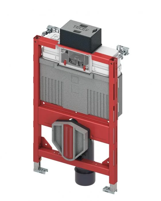 WC-Armatur Tece Profile für Einbauhöhe 82 cm Betätigung von vorne/oben Ii