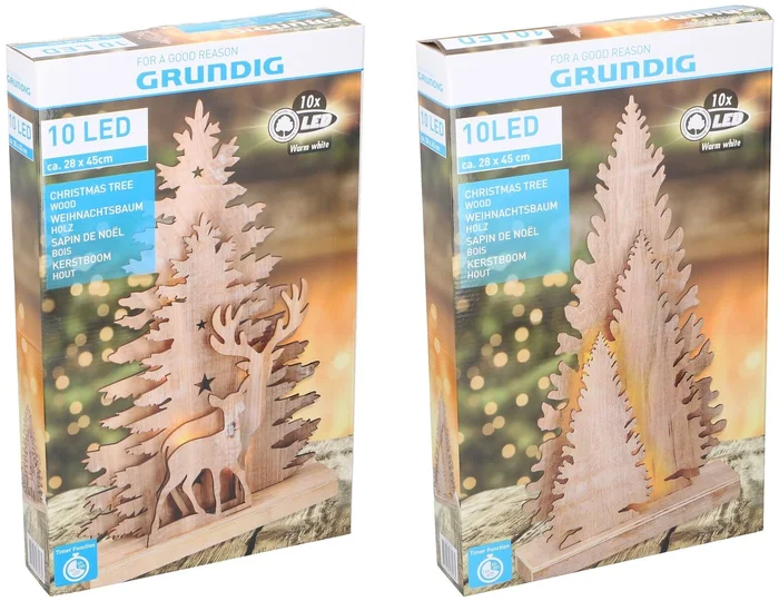 Weihnachtsbaum, 10 LED, 44 cm