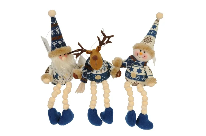 Weihnachtsfigur Plüsch, 25 cm